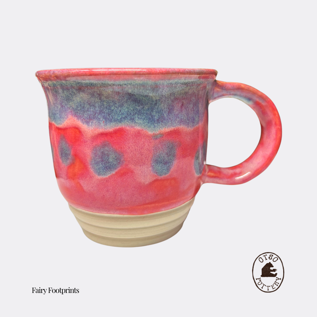 Handmade ceramic Earth Bloom Swirl mug by Otso Pottery Brisbane Australia